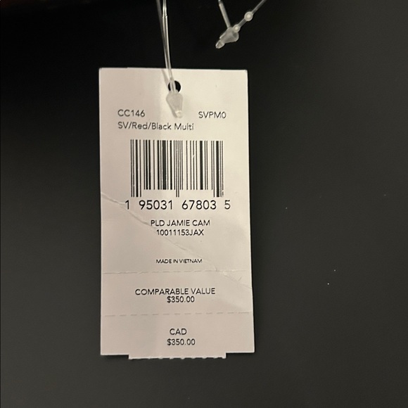 Coach *NWT* Jamie Camera Bag Red and Black Plaid Shoulder/CrossBody G2251 - Picture 2 of 11